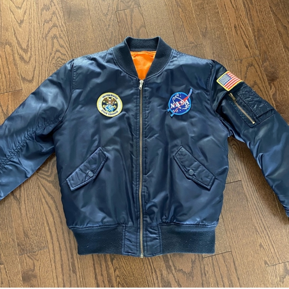 Boys Alpha Industries Reversible Bomber